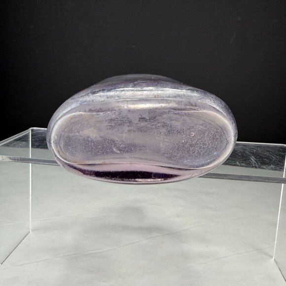 Vintage Purple Tint Glass Medicine Bottle With Screw Top - Picture 13 of 14